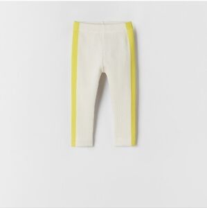 Zara | Side Stripe Ribbed Leggings